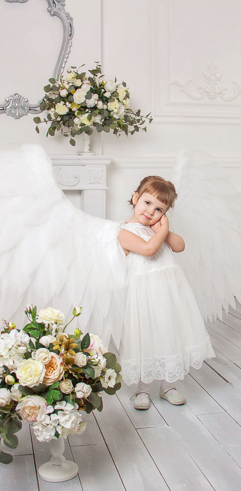 Детская фотосессия ангел