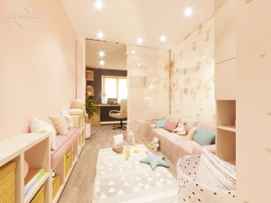 Детская - Дизайн интерьера небольшой квартиры в Санкт-Петербурге