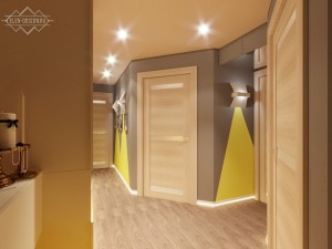 Прихожая - Дизайн интерьера небольшой квартиры в Санкт-Петербурге